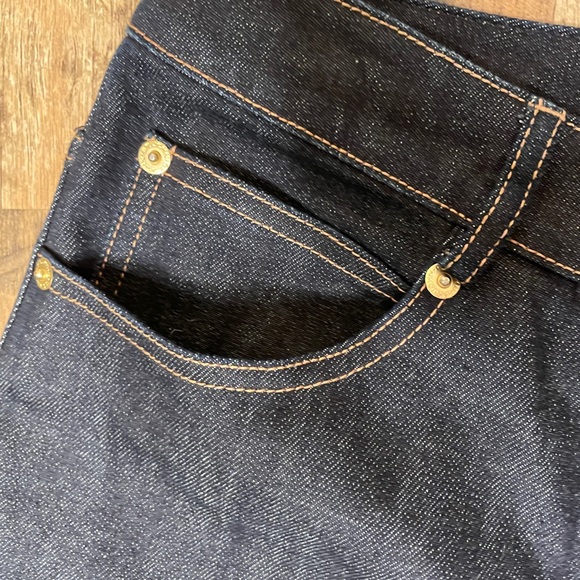 St John Denim Boot cut Jeans Jewel Rhinestone Dark wash - Picture 9 of 9